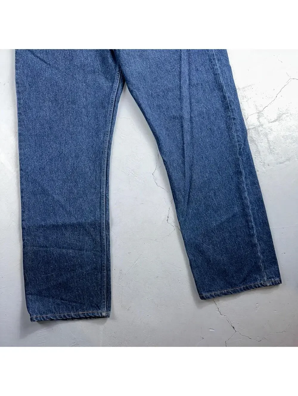 Levis 501 Vintage 90s USA XX Straight Leg Jeans Blue Dark Wash 44x34 Act 41x31